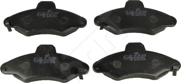 Hart 221 101 - Brake Pad Set, disc brake autospares.lv