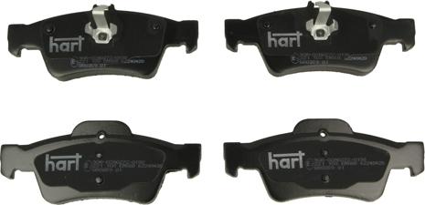 Hart 221 103 - Brake Pad Set, disc brake autospares.lv