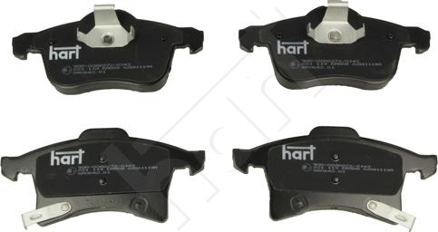 Hart 221 119 - Brake Pad Set, disc brake autospares.lv