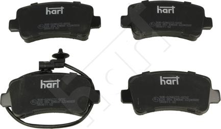 Hart 228 856 - Brake Pad Set, disc brake autospares.lv