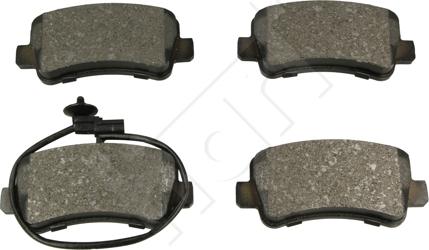 Hart 228 856 - Brake Pad Set, disc brake autospares.lv