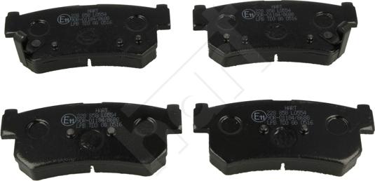 Hart 228 858 - Brake Pad Set, disc brake autospares.lv