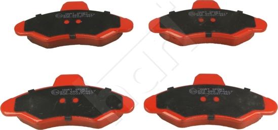 Hart 223 688 - Brake Pad Set, disc brake autospares.lv