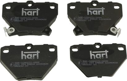 Hart 223 159 - Brake Pad Set, disc brake autospares.lv