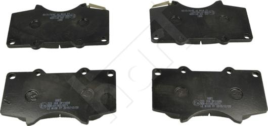 Hart 223 168 - Brake Pad Set, disc brake autospares.lv