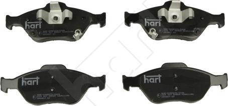 Hart 223 167 - Brake Pad Set, disc brake autospares.lv