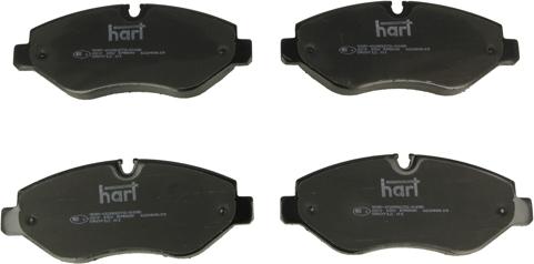 Hart 223 182 - Brake Pad Set, disc brake autospares.lv