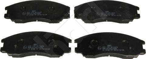 Hart 223 170 - Brake Pad Set, disc brake autospares.lv