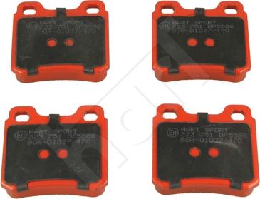 Hart 223 751 - Brake Pad Set, disc brake autospares.lv