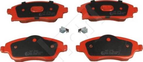 Hart 223 761 - Brake Pad Set, disc brake autospares.lv