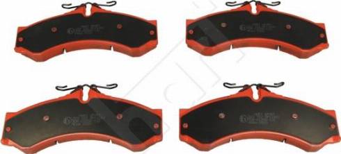 Hart 223 722 - Brake Pad Set, disc brake autospares.lv