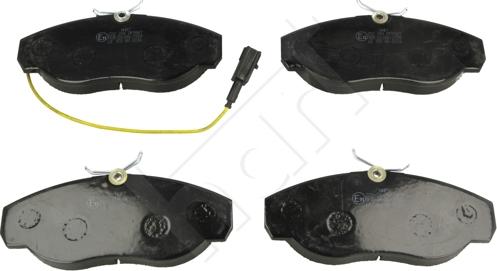 Hart 222 284 - Brake Pad Set, disc brake autospares.lv