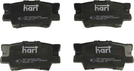 Hart 227 960 - Brake Pad Set, disc brake autospares.lv