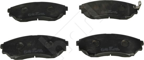 Hart 227 351 - Brake Pad Set, disc brake autospares.lv