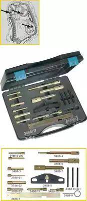 HAZET 3488-17 - Adjustment Tool Set, valve timing autospares.lv