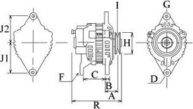 HC-Cargo 115431 - Alternator autospares.lv