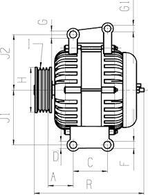 HC-Cargo 116463 - Alternator autospares.lv