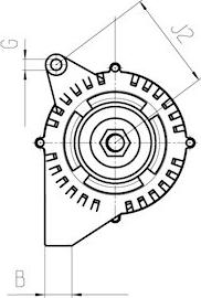 HC-Cargo 116716 - Alternator autospares.lv