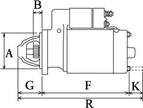 HC-Cargo 110256 - Starter autospares.lv