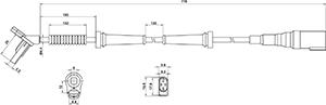 HC-Cargo 181897 - Sensor, wheel speed autospares.lv