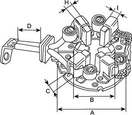 HC-Cargo 134660 - Holder, carbon brushes autospares.lv