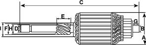 HC-Cargo 130059 - Armature, starter autospares.lv