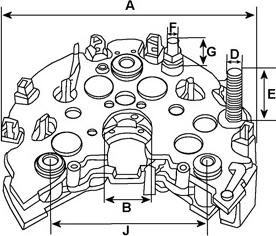 HC-Cargo 239982 - Rectifier, alternator autospares.lv