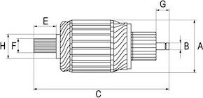 HC-Cargo 137092 - Armature, starter autospares.lv