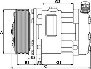 HC-Cargo 240938 - Compressor, air conditioning autospares.lv