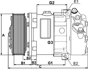 HC-Cargo 240922 - Compressor, air conditioning autospares.lv