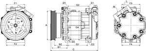 HC-Cargo 240400 - Compressor, air conditioning autospares.lv