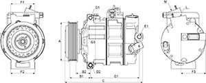 HC-Cargo 240653 - Compressor, air conditioning autospares.lv