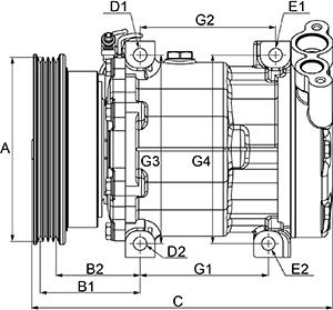 HC-Cargo 240226 - Compressor, air conditioning autospares.lv