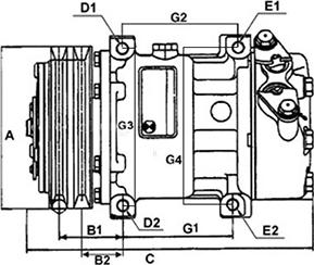 HC-Cargo 240947 - Compressor, air conditioning autospares.lv