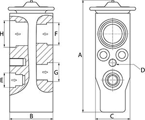 HC-Cargo 260195 - Expansion Valve, air conditioning autospares.lv