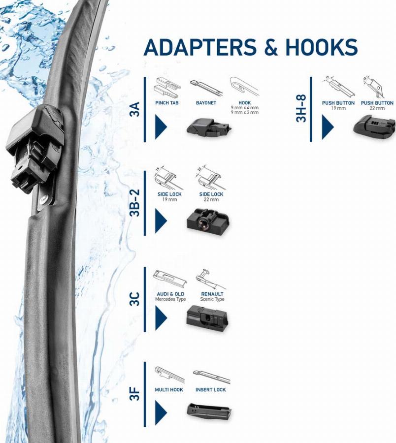 HELLA 9XW 358 004-181 - Wiper Blade autospares.lv