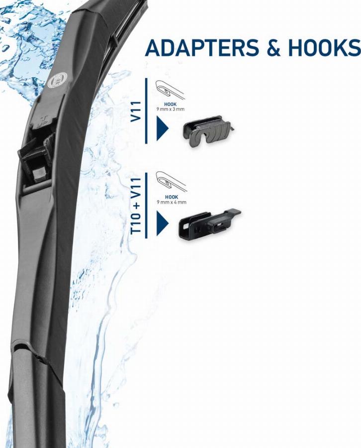 HELLA 9XW 204 584-171 - Wiper Blade autospares.lv