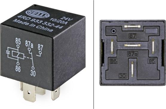 HELLA 4RD 933 332-441 - Relay, main current autospares.lv