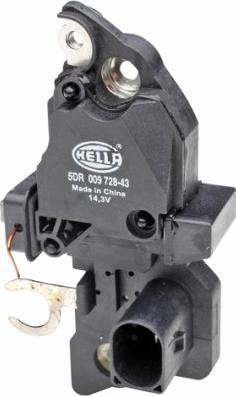 HELLA 5DR 009 728-431 - Voltage regulator, alternator autospares.lv