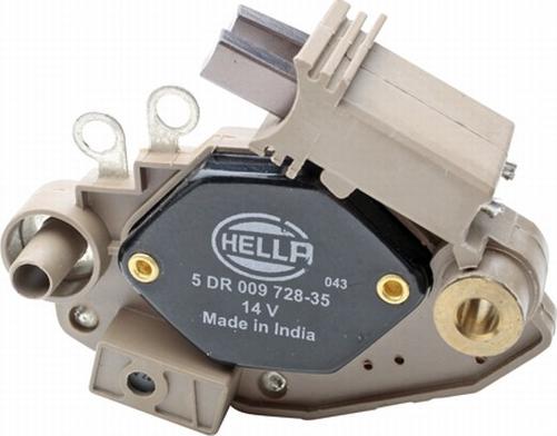 HELLA 5DR 009 728-351 - Voltage regulator, alternator autospares.lv