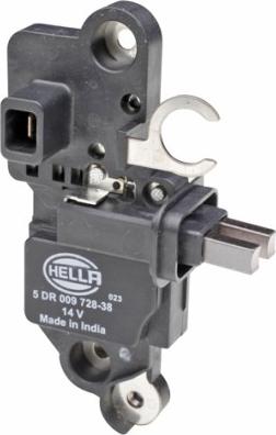 HELLA 5DR 009 728-381 - Voltage regulator, alternator autospares.lv