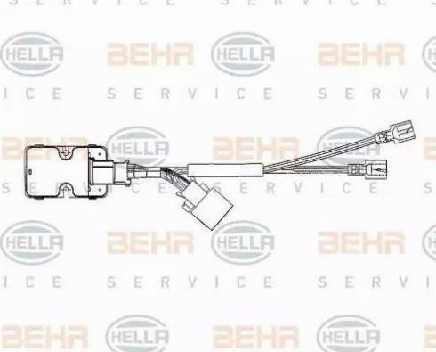 HELLA 5HL 351 321-021 - Regulator, passenger compartment fan autospares.lv