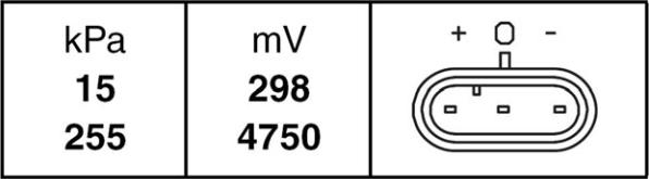 HELLA 6PP 009 400-171 - Sensor, boost pressure autospares.lv