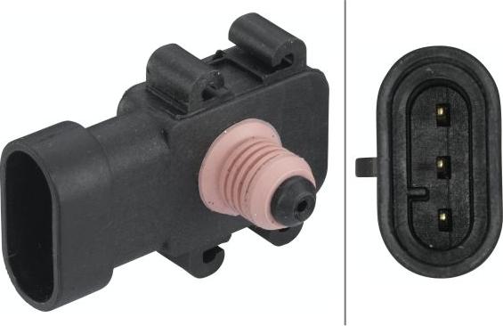 HELLA 6PP 009 400-171 - Sensor, boost pressure autospares.lv