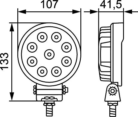 HELLA 1G0 357 101-012 - Worklight autospares.lv