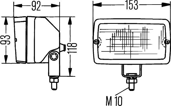 HELLA 1GA 005 060-001 - Worklight autospares.lv