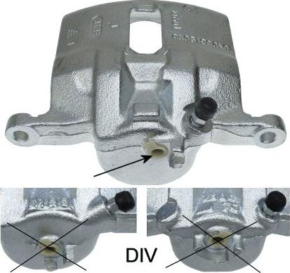 HELLA 8AC 355 392-181 - Brake Caliper autospares.lv