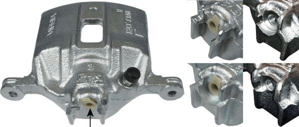 HELLA 8AC 355 388-341 - Brake Caliper autospares.lv