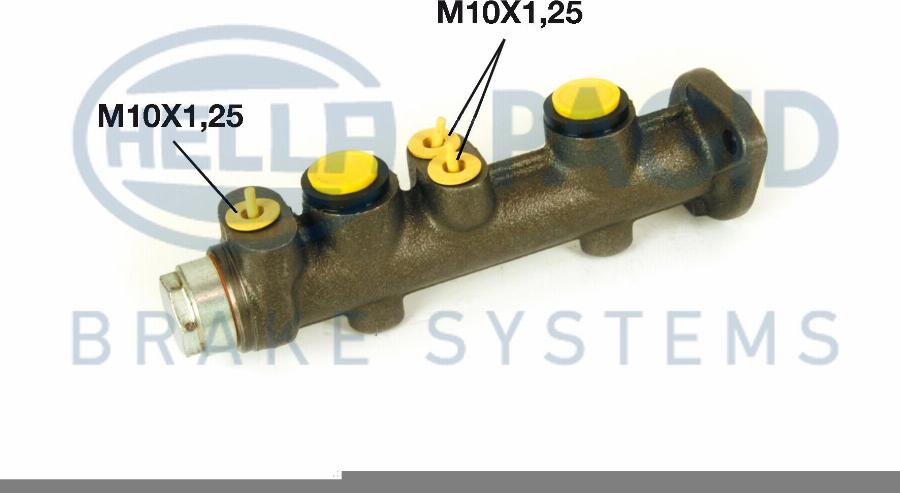 HELLA 8AM 355 505-841 - Brake Master Cylinder autospares.lv