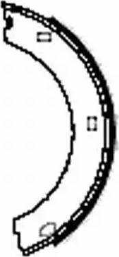 HELLA 8DA 355 050-331 - Brake Shoe Set, parking brake autospares.lv